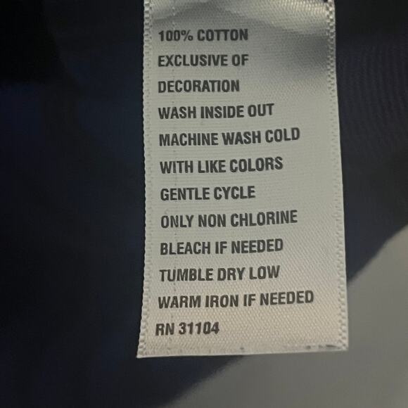 New Directions Blue Black Striped Aztec V-Neck Long Sleeve Shirt XL - Picture 6 of 6